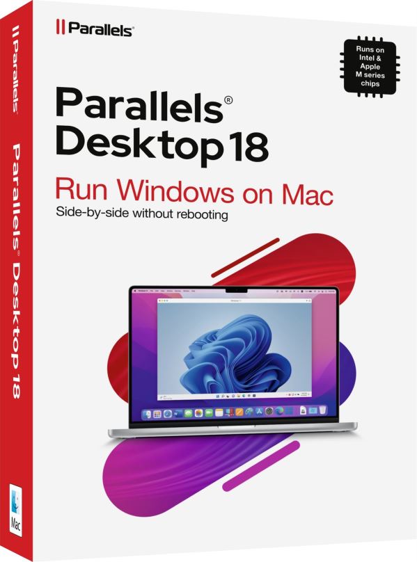 Grafický software Parallels Desktop 18, Mac (BOX)