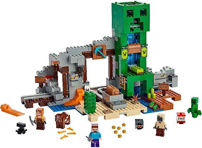 LEGO stavebnice LEGO Minecraft 21155 Creepův důl