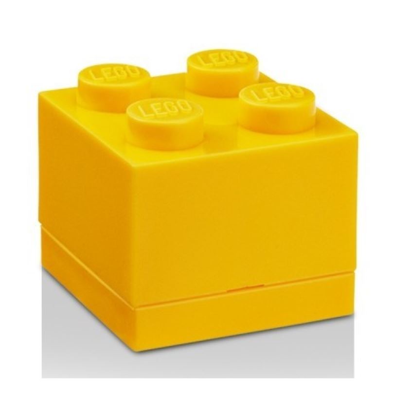 LEGO® Mini box 45x45x42 žlutý
