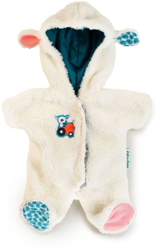 Oblečení pro panenky Lilliputiens - zimní overal pro panenky - ovečka