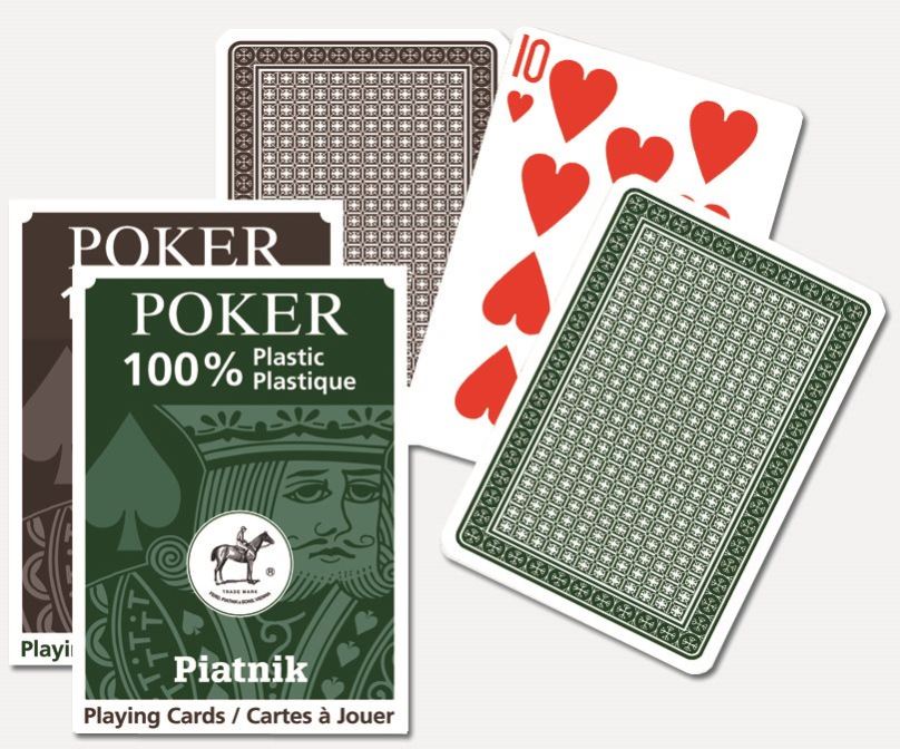 Karty Poker - 100% Plastic