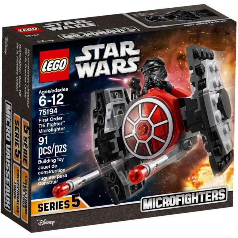 Stavebnice LEGO Star Wars 75194 Mikrostíhačka Prvního řádu TIE Fighter