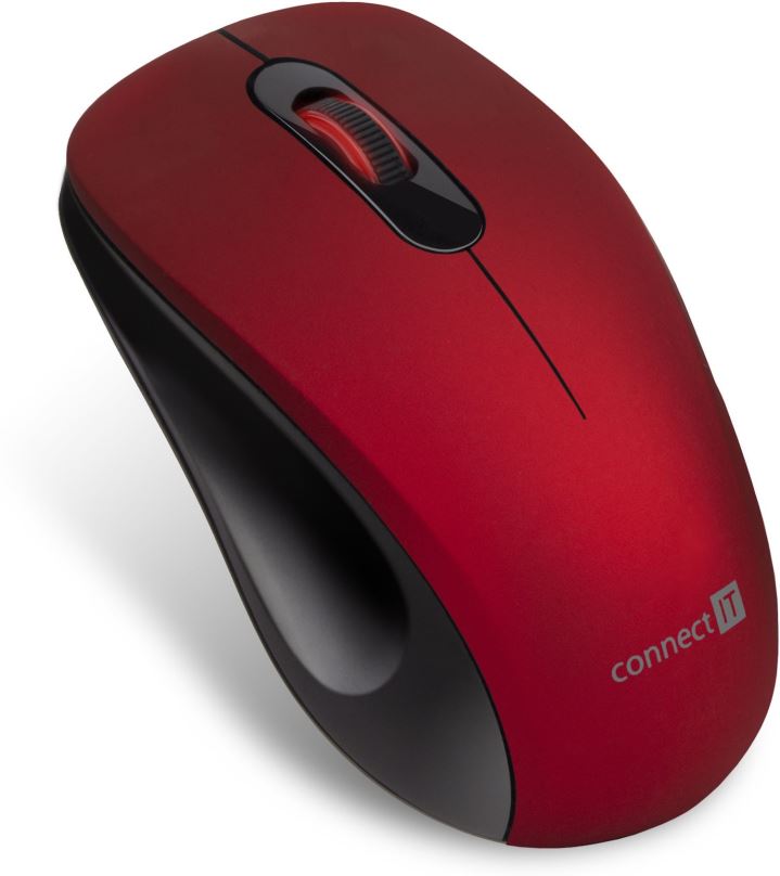 Myš CONNECT IT MUTE Wireless Red