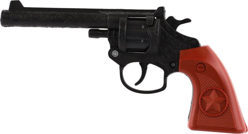 Dětská pistole Teddies Revolver na kapsle 20 cm
