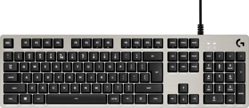 Herní klávesnice Logitech G413 Silver - US