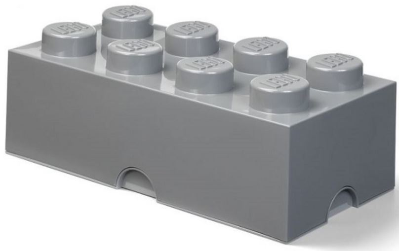 Úložný box LEGO úložný box 8 - tmavě šedá