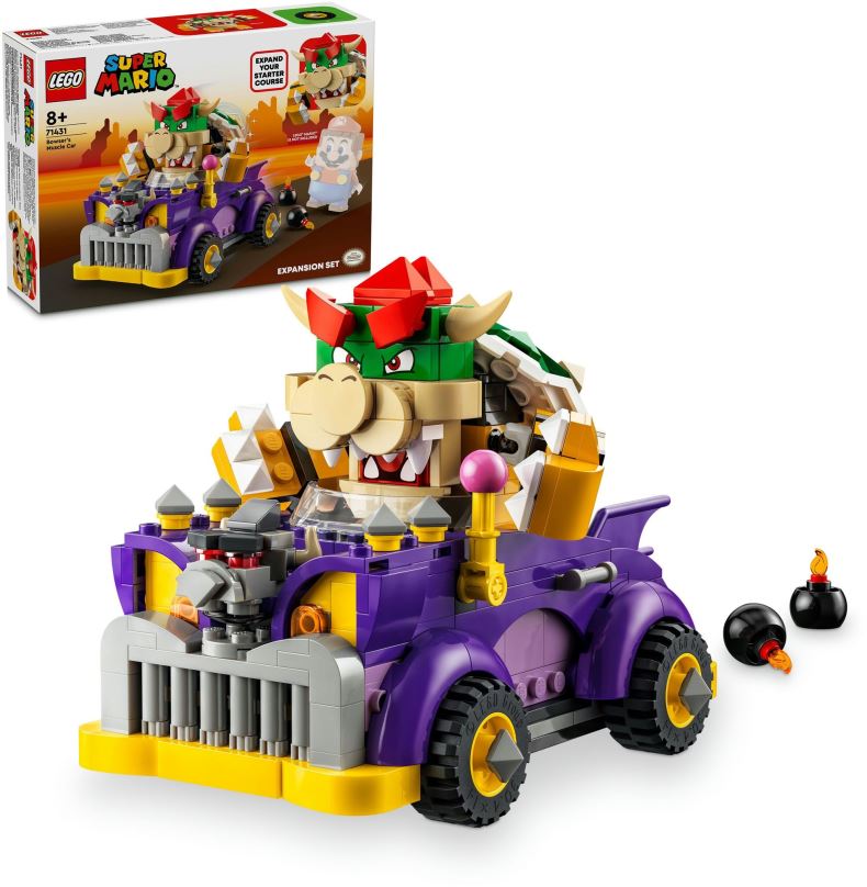 LEGO stavebnice LEGO® Super Mario™ 71431 Bowserův sporťák – rozšiřující set