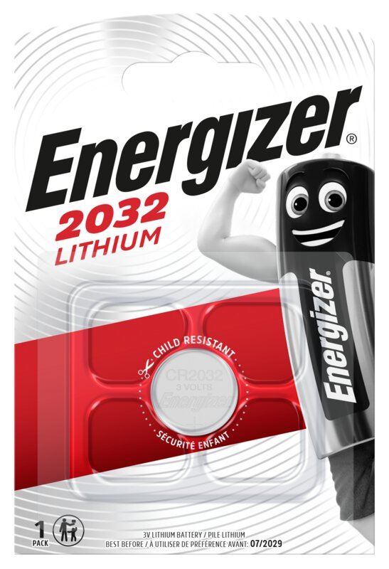 Knoflíková baterie Energizer Mini Lithium Battery CR2032, 1ks