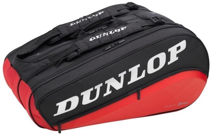 Sportovní taška Dunlop CX Performance Bag 8 raket Thermo černá/červená