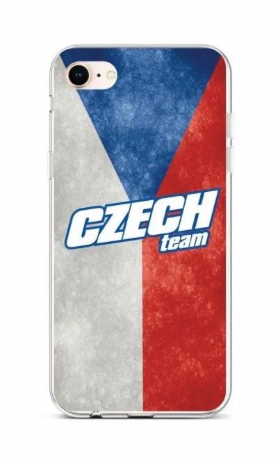 Kryt na mobil TopQ iPhone SE 2020 silikon Czech Team 49059