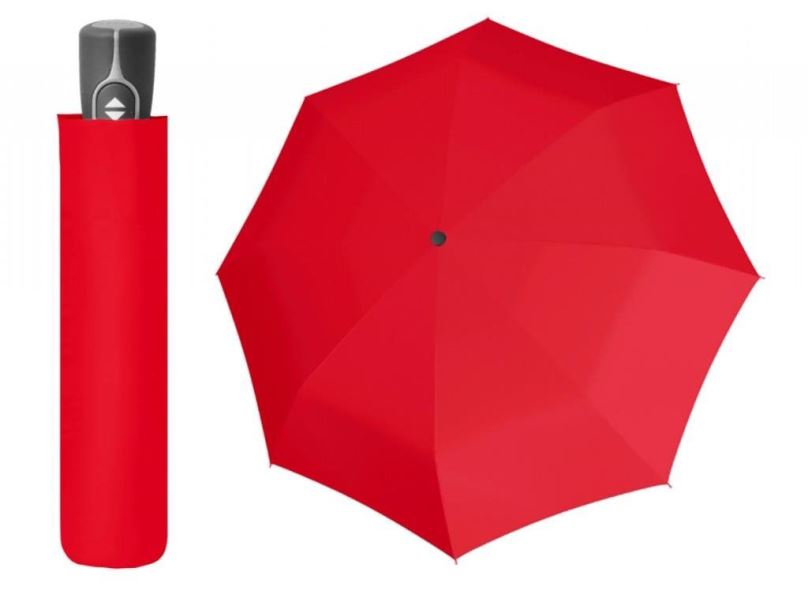 Deštník DOPPLER Magic Fiber červený plně automatický