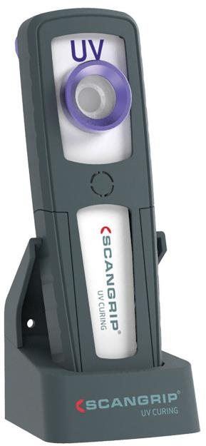 LED svítilna SCANGRIP UV-LIGHT - dobíjecí UV-LED lampa pro malé a střední oblasti vytvrzování