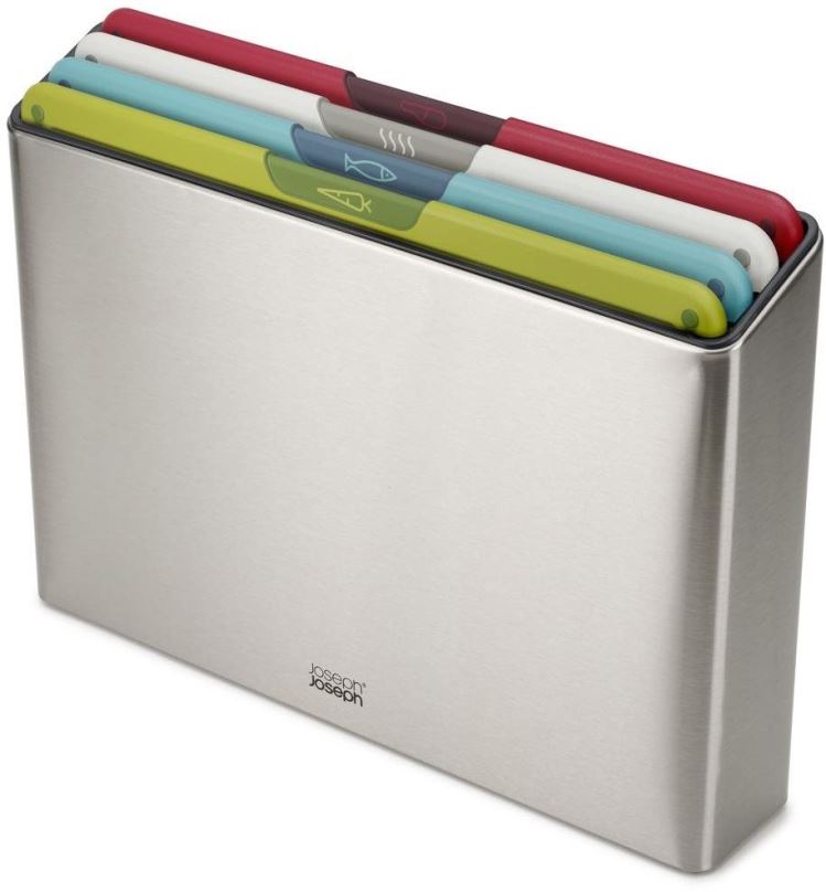 JOSEPH JOSEPH Prkénka se stojanem Folio Icon 60226 Steel / Multicolour / Large (34x24cm)