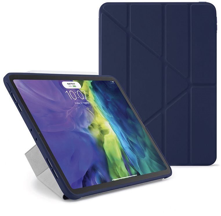 Pouzdro na tablet Pipetto Origami Case pro Apple iPad Air 10,9" (2020) - tmavě modré