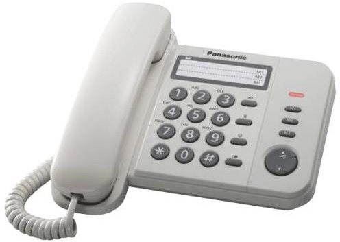 Telefon pro pevnou linku Panasonic KX-TS520FXW White