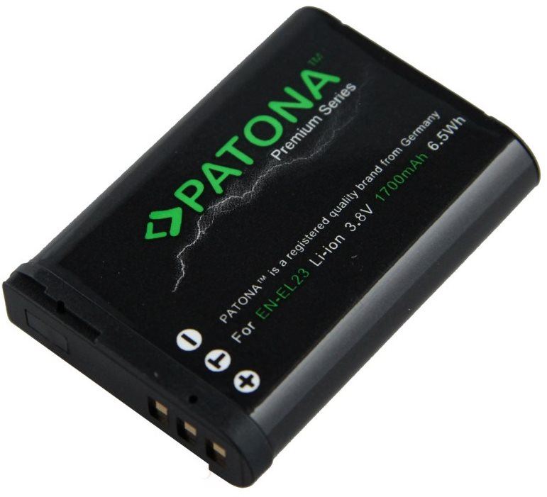 Baterie pro fotoaparát PATONA pro Nikon EN-EL23 1700mAh Li-Ion Premium