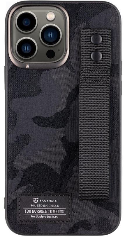 Kryt na mobil Tactical Camo Troop Drag Strap Kryt pro Apple iPhone 13 Pro Max Black