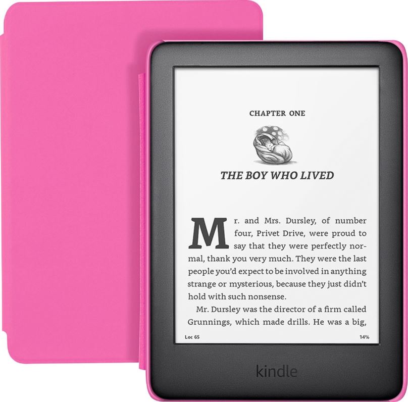 Elektronická čtečka knih Amazon New Kindle 2020 s růžovým krytem