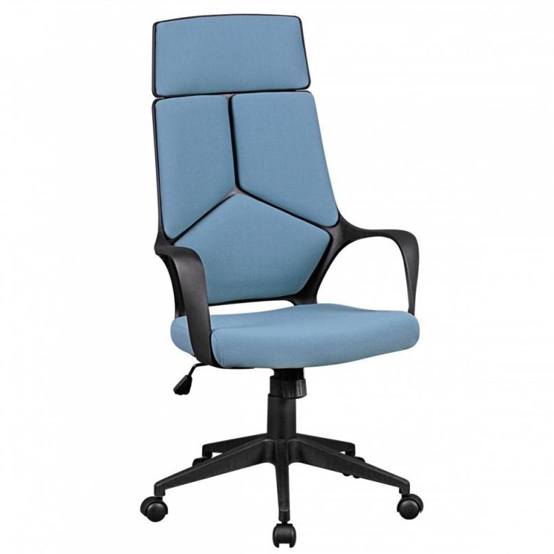 Kancelářská židle BRÜXXI Techline, textilní potahovina, modrá
