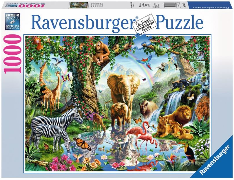 Puzzle Ravensburger 198375 Dobrodružství v džungli