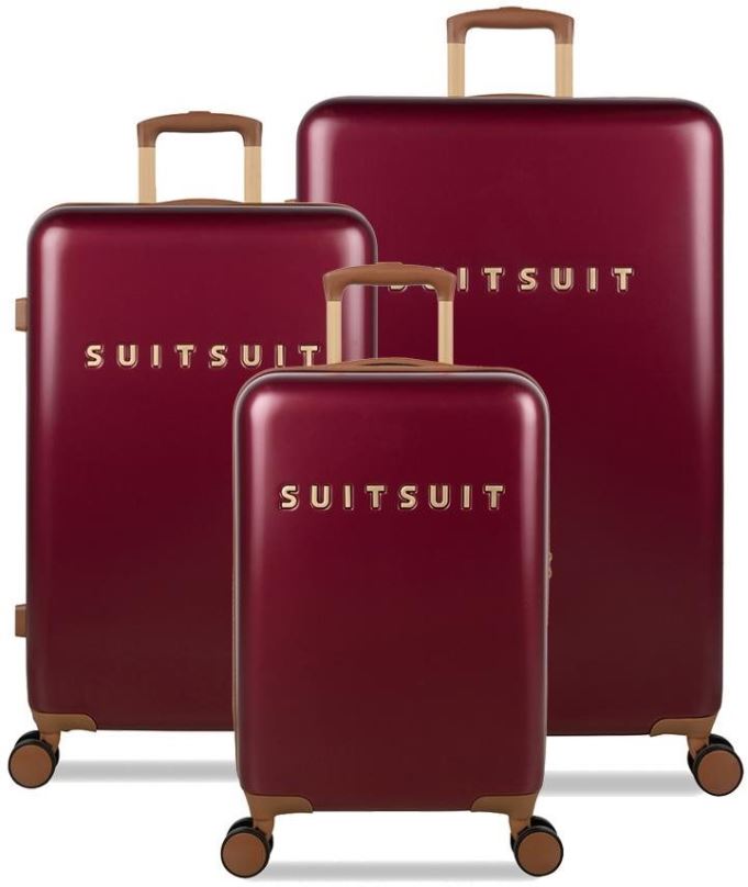 Sada cestovních kufrů SUITSUIT TR-7111/3 - Classic Biking Red