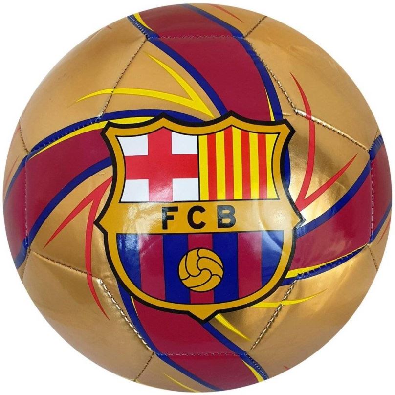 Fotbalový míč VIC FC Barcelona vel. 5, Star Gold