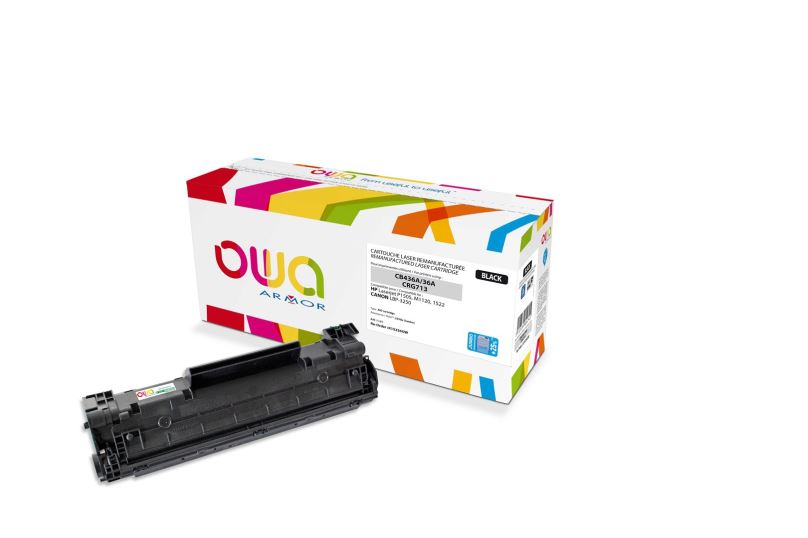 OWA Armor toner kompatibilní s HP P1505, CB436A, 2550st, JUMBO, černá/black