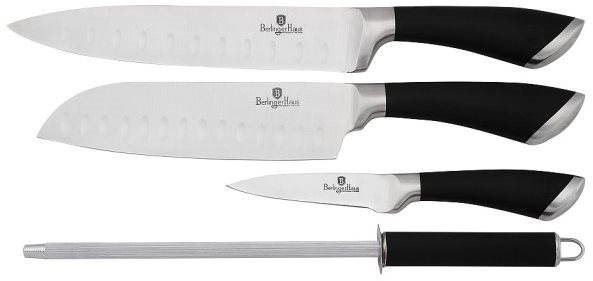 Sada nožů BerlingerHaus Sada kuchyňských nožů 4ks Velvet Line černá