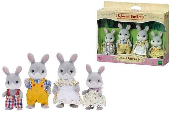 Figurky Sylvanian families Rodina šedých králíků