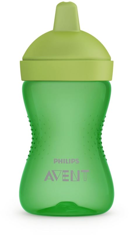 Láhev na pití pro děti Philips AVENT Hrneček 300 ml chlapec, tvrdá hubička