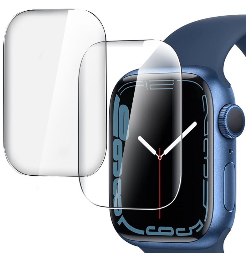 Ochranný kryt na hodinky AhaStyle Soft TPU Protector pro Apple Watch 45mm 2ks