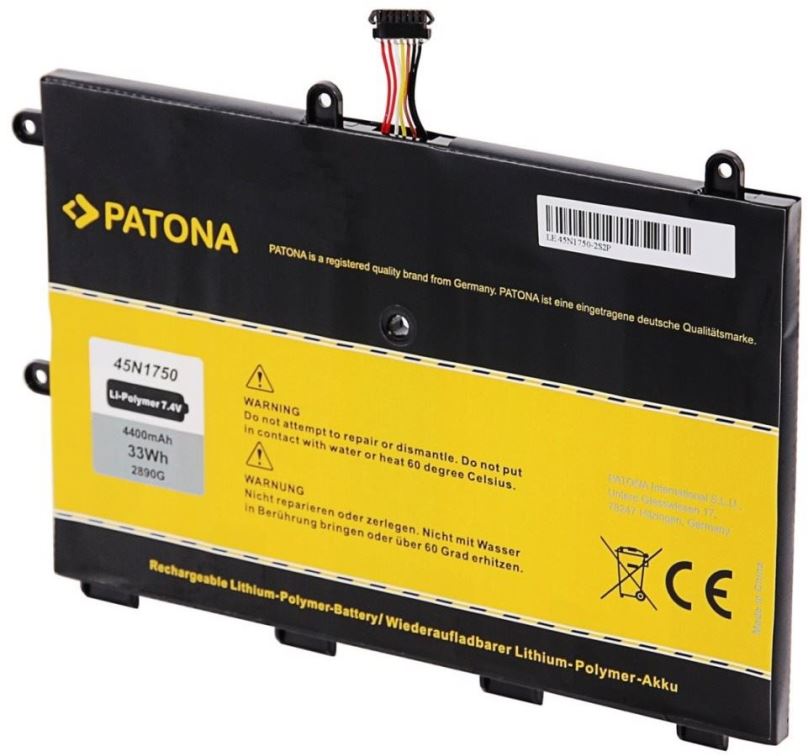 Baterie do notebooku Patona pro Lenovo Thinkpad Yoga 11e serie  4400mAh Li-Pol 7,4V 45N1750