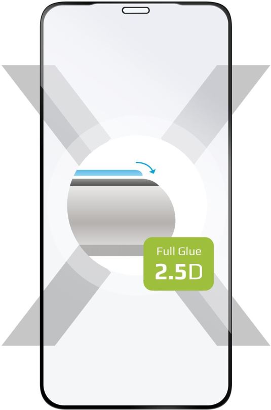 Ochranné sklo FIXED FullGlue-Cover pro Apple iPhone X/XS/11 Pro černé