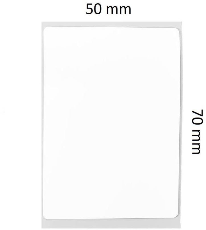 Etikety Niimbot štítky R 50x70mm 110ks White pro B21, B21S, B1, B3S