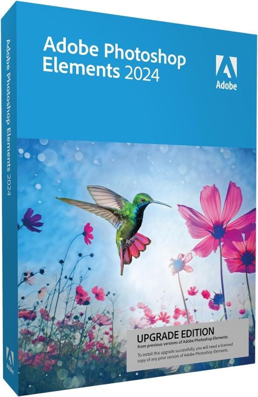 Grafický software Adobe Photoshop Elements 2024, Win/Mac, EN, upgrade (elektronická licence)