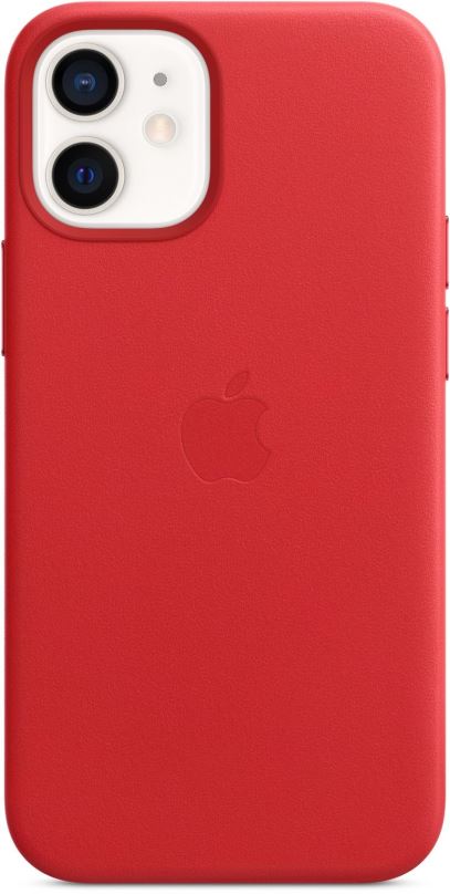 Kryt na mobil Apple iPhone 12 Mini Kožený kryt s MagSafe (PRODUCT)RED