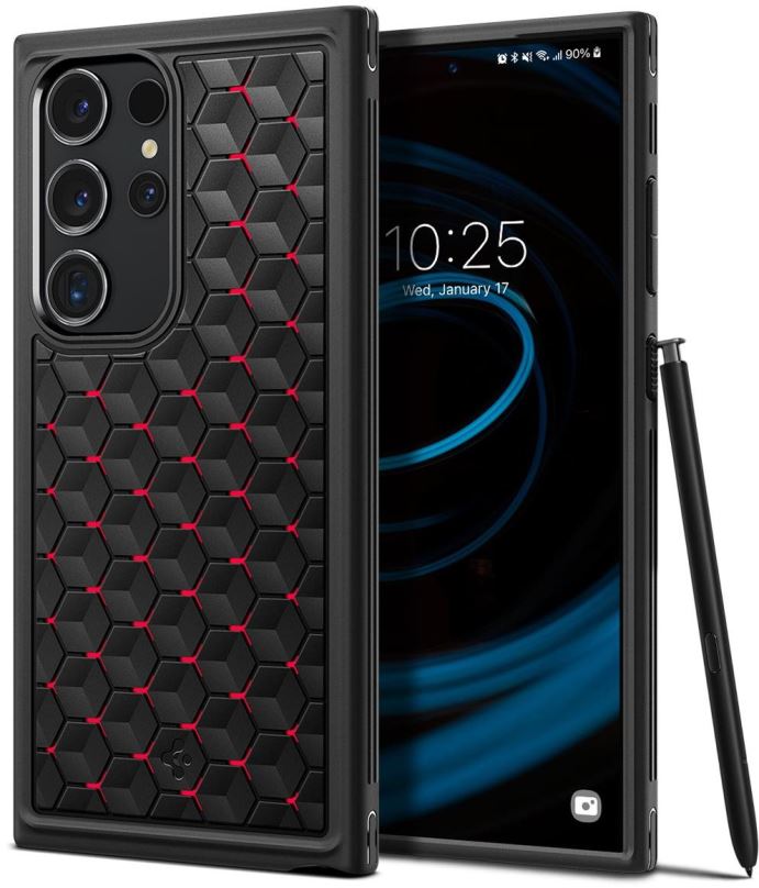 Kryt na mobil Spigen Cryo Armor Cryo Red Samsung Galaxy S24 Ultra