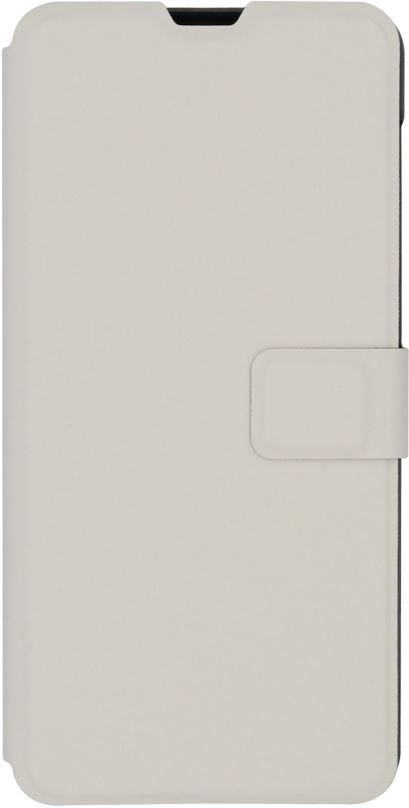 Pouzdro na mobil iWill Book PU Leather Case pro Xiaomi Redmi Note 9 Pro / Note 9S White