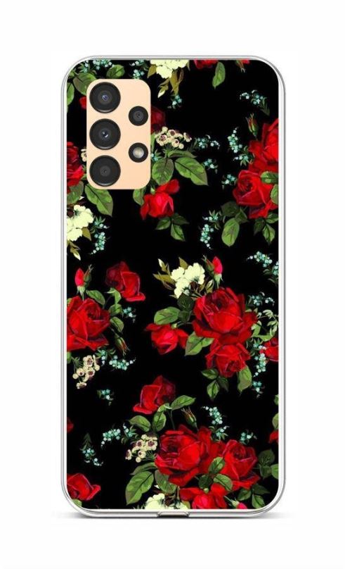 Pouzdro na mobil TopQ Kryt Samsung A13 Květy růží 85215