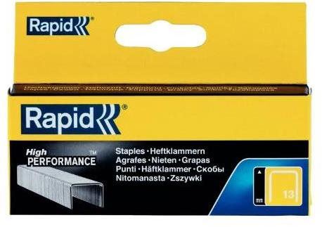 Spony do sponkovačky RAPID High Performance, 13/8 mm, krabička - balení 5000 ks