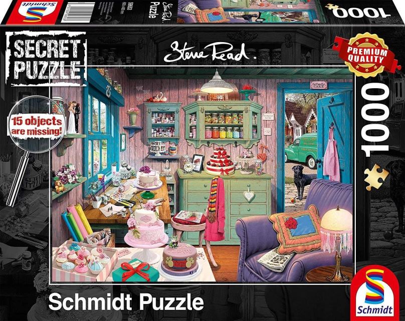 Puzzle Schmidt Secret puzzle Babiččin pokoj 1000 dílků