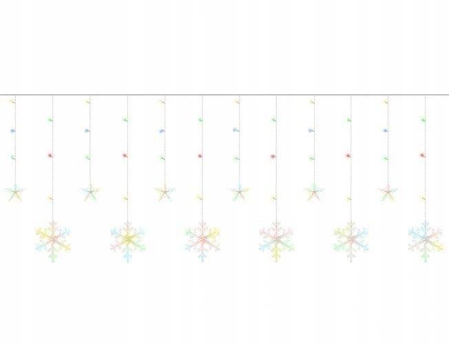 Vánoční osvětlení ISO 11323 hvězdy 138 LED, 31V, multicolor