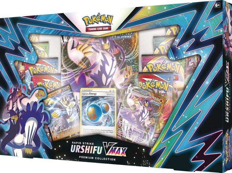 Karetní hra Pokémon TCG: Rapid Strike Urshifu VMax Premium Box