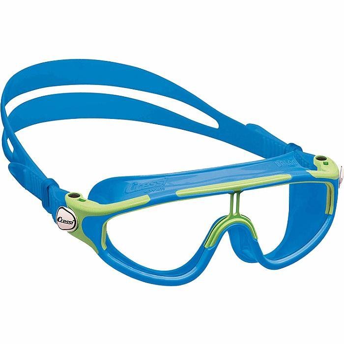 Plavecké brýle Cressi BALOO, dětské, 2-7 let čirá skla, modrá/lime