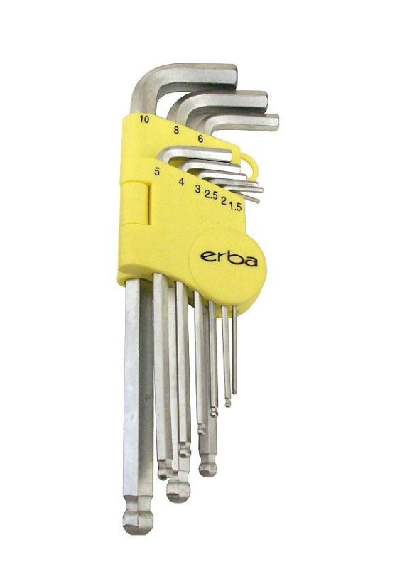 ERBA ERBA Imbusový klíč 9 ks ER-46010