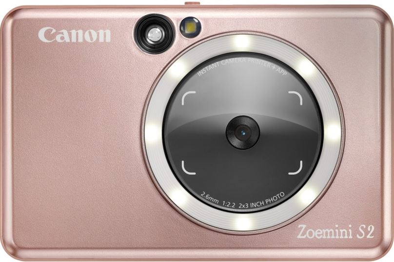 Instantní fotoaparát Canon Zoemini S2 růžovozlatá