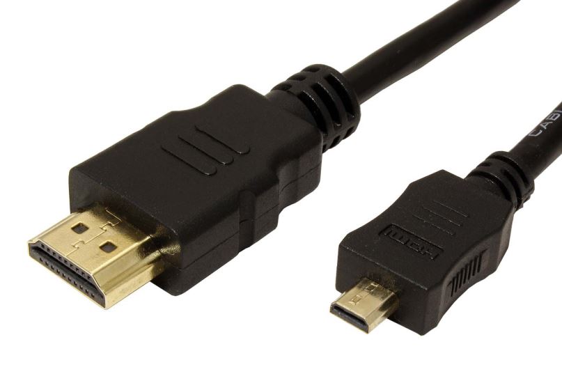 goobay High Speed HDMI kabel s Ethernetem, HDMI M - microHDMI M, 3m
