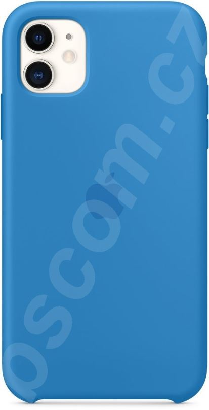 Apple iPhone 11 Silikonový kryt modrý - NEORIGINÁLNÍ!!!