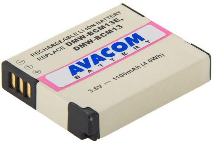 Náhradní baterie Avacom Panasonic DMW-BCM13, BCM13E Li-Ion 3.6V 1100mAh 4Wh