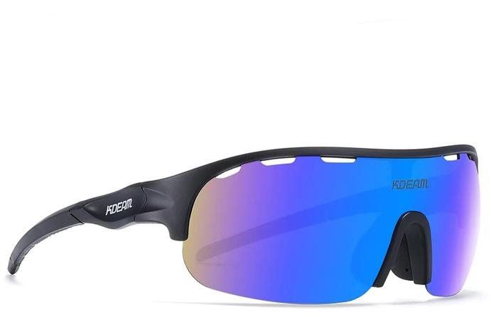 Cyklistické brýle KDEAM Lansing 02 Black / Blue Purple
